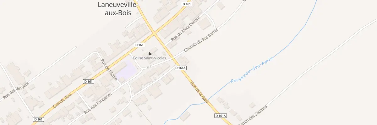 Plan du 6 Rue de la Gare à Laneuveville-aux-Bois