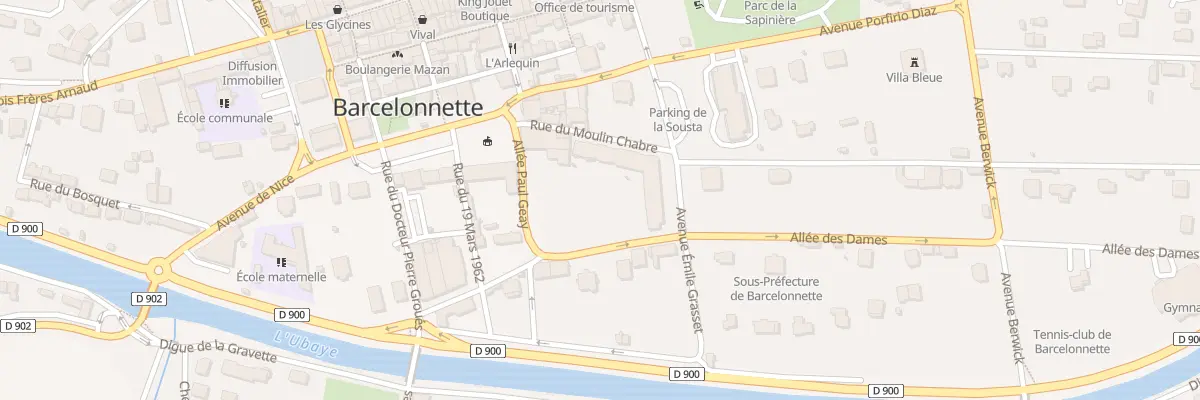 Plan du 2 Rue du Moulin Chabre à Barcelonnette