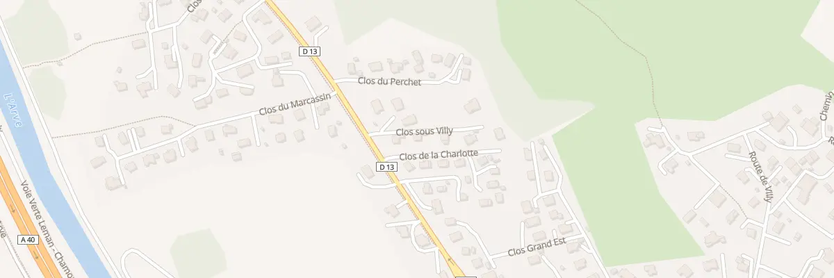 Plan du 42 Rue Clos sous Villy à Sallanches