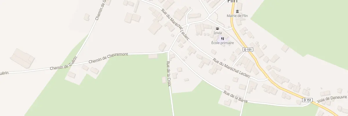 Plan du 11 Rue du Mal Leclerc à Flin