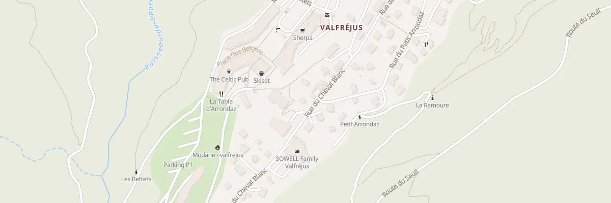Plan du 775 Rue du cheval blanc à Modane