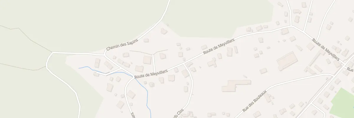 Plan du 34 Rte de Meyvillers à Saint-Amé