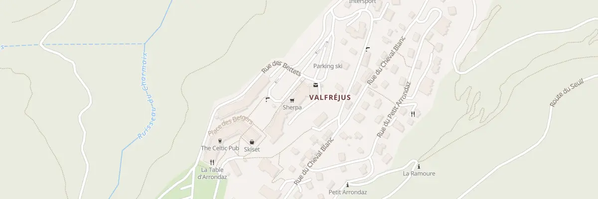 Plan du 390A Rue des bettets à Modane