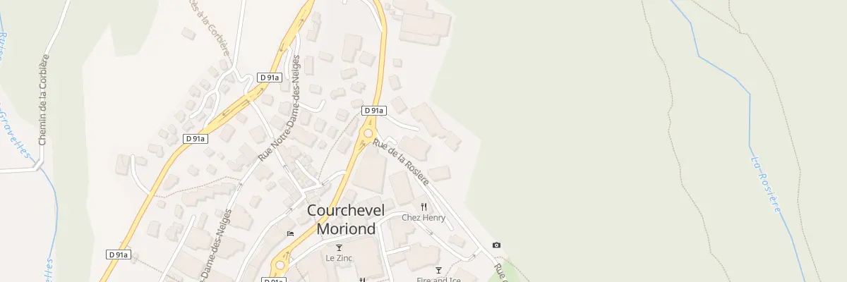 Plan du 61 Rue de la Rosière à Courchevel