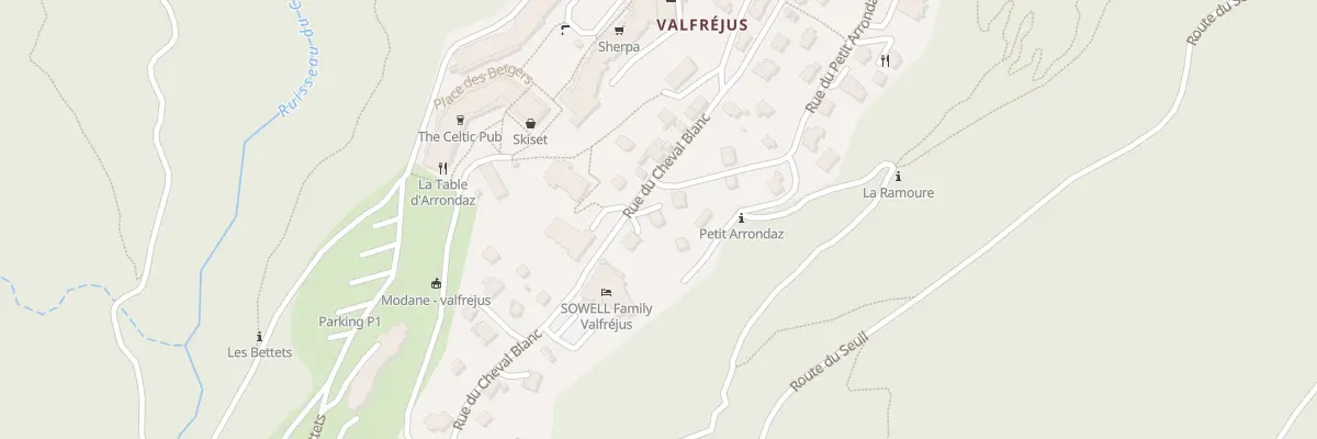Plan du 780 Rue du cheval blanc à Modane