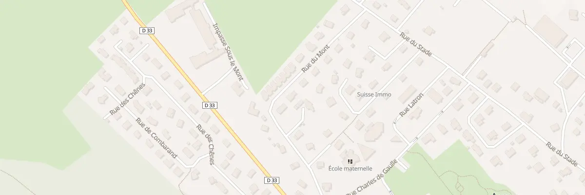 Plan du 9 Rue du Mont à Arcey
