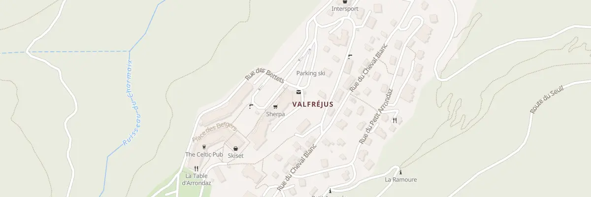 Plan du 390 Rue des bettets à Modane