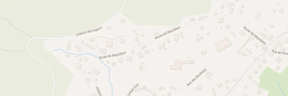 Plan du 29 Rte de Meyvillers à Saint-Amé