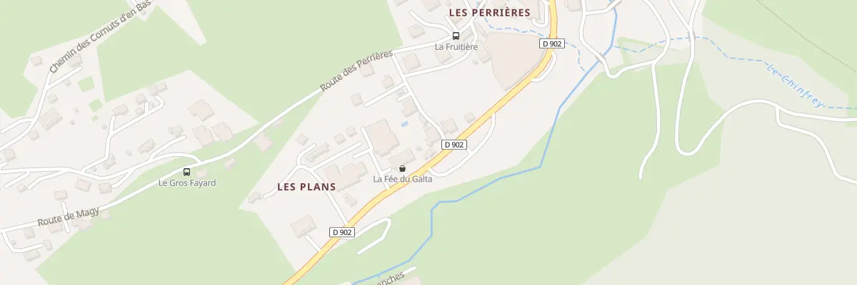 Plan du 9 Che au Daude aux Gets