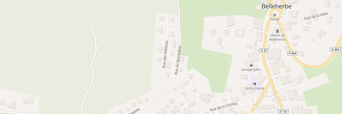 Plan du 6 Rue des Melezes à Belleherbe
