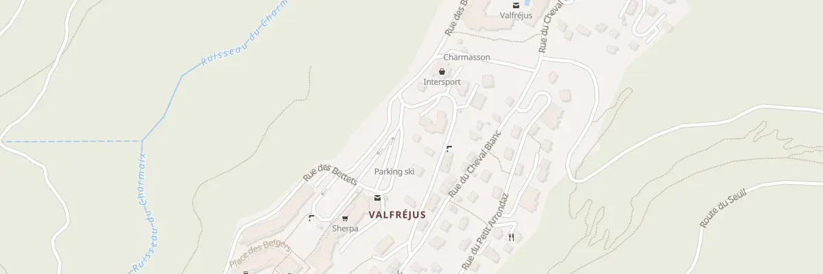 Plan du 290 Rue des bettets à Modane