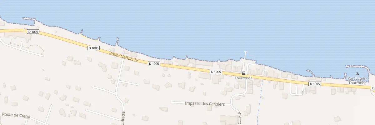 Plan du 15 Rte Nationale à Lugrin