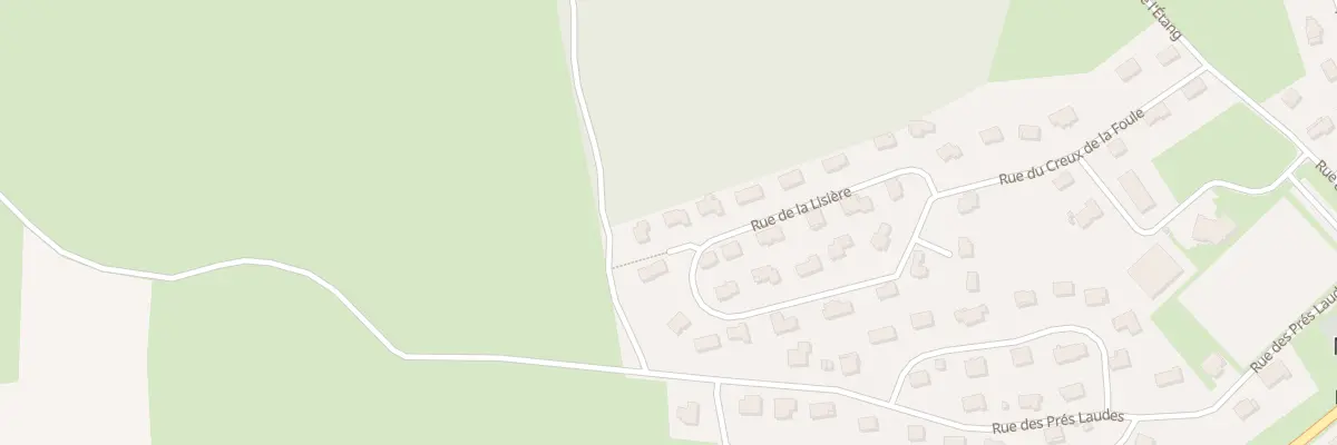 Plan du 20 Rue de la Lisière à Noël-Cerneux