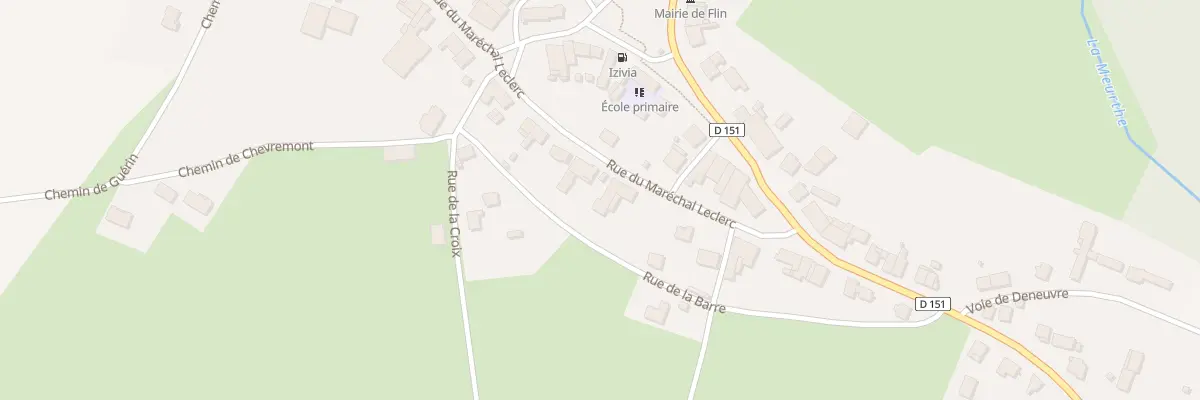 Plan du 3 Rue du Mal Leclerc à Flin