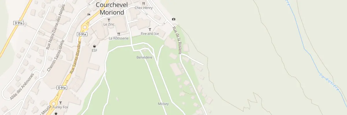 Plan du 310 Rue de la Rosière à Courchevel