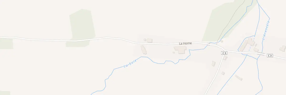 Plan du 12 Rue de la Horne à Pierrepont-sur-l’Arentèle