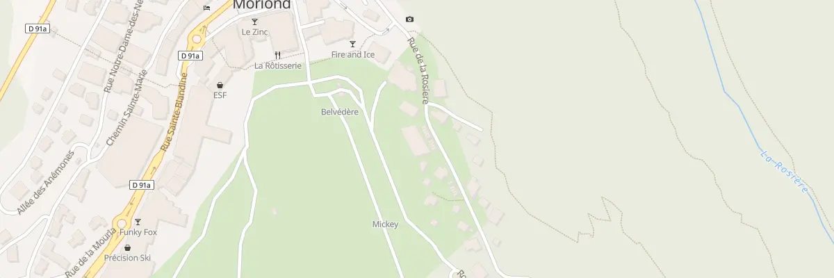 Plan du 328 Rue de la Rosière à Courchevel