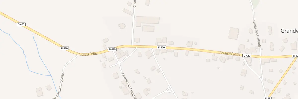 Plan du 2 Che de la Croix à Grandvillers