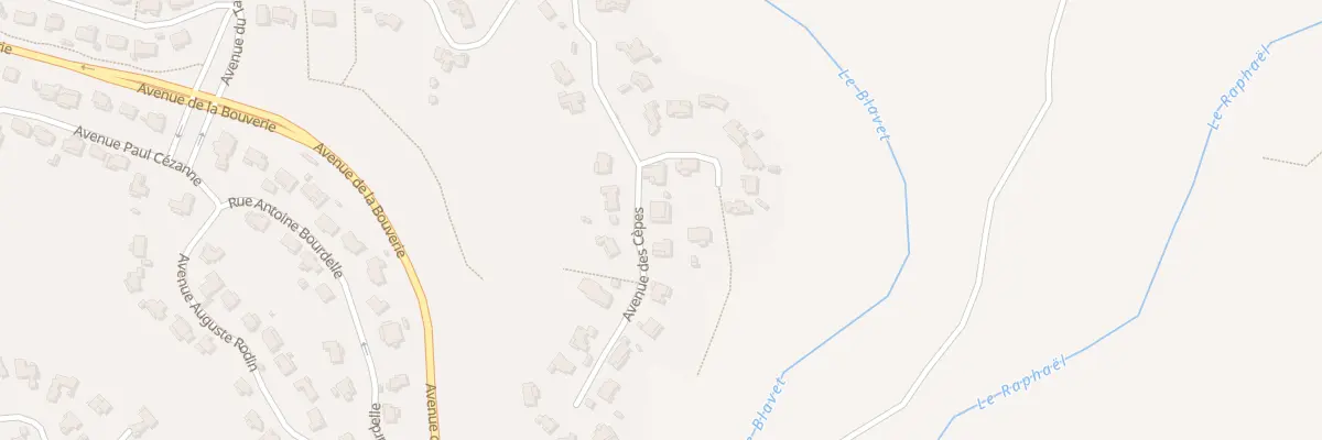 Plan du 31 Av des Cepes à Roquebrune-sur-Argens