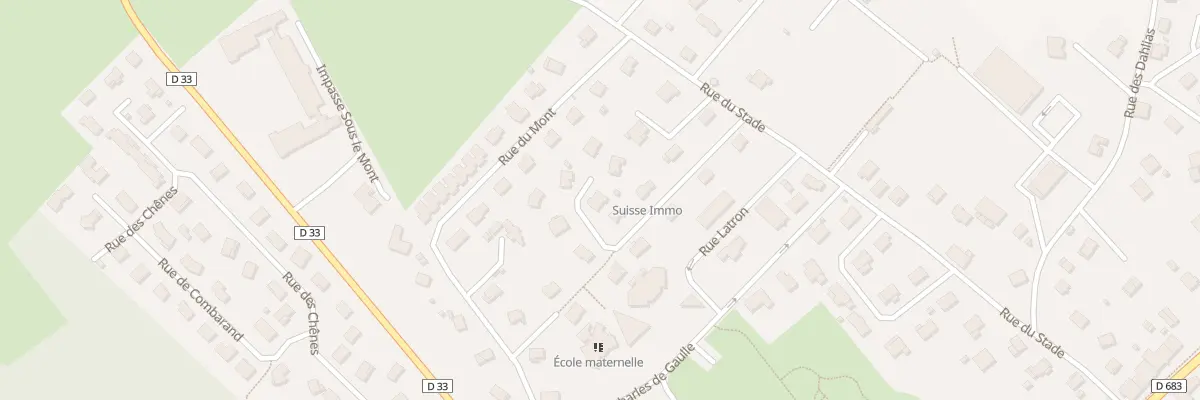 Plan du 6 Imp des Champs des Pres à Arcey