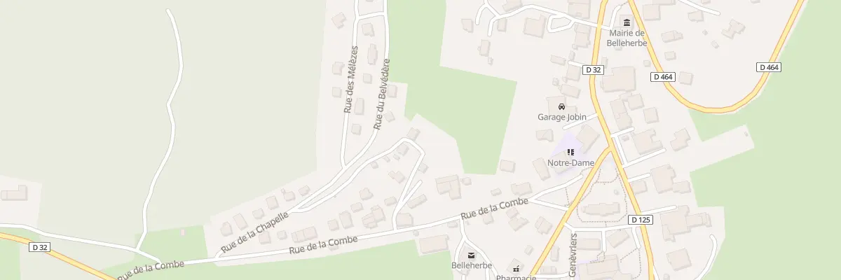Plan du 4 Rue de la Chapelle à Belleherbe