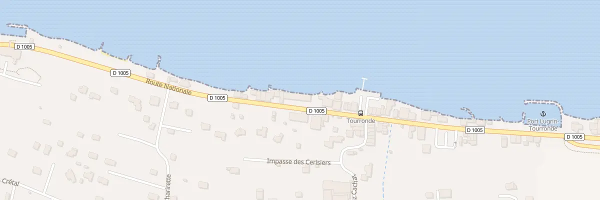 Plan du 19 Rte Nationale à Lugrin