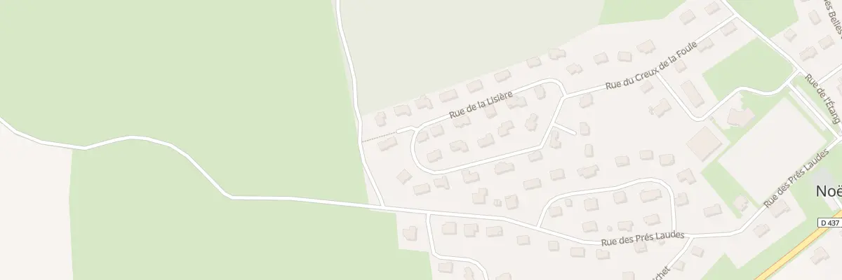 Plan du 11B Rue de la Lisière à Noël-Cerneux