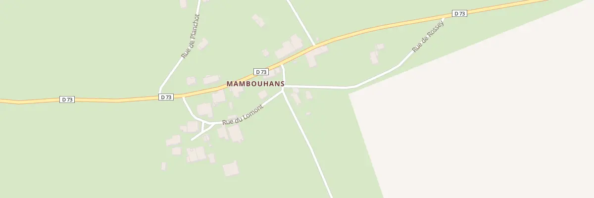 Plan du 3 Rossey à Dambelin