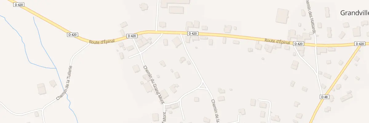 Plan du 6 Che de la Croix à Grandvillers