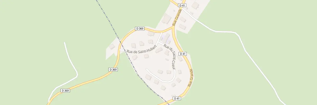 Plan du 1 Rue de Saint Hubert au Luhier