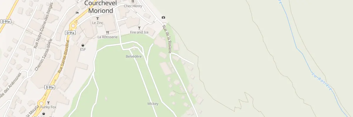 Plan du 309 Rue de la Rosière à Courchevel