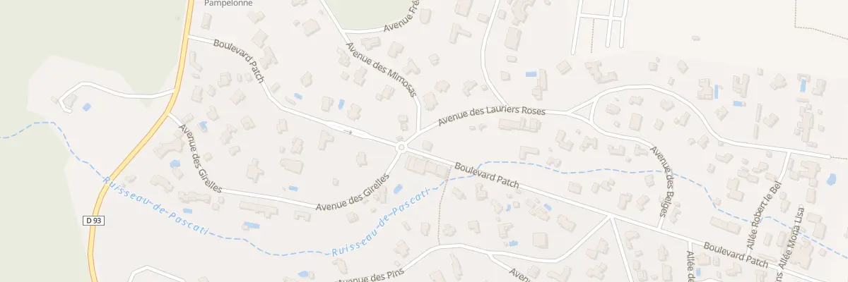 Plan du 17 Bd Patch à Ramatuelle