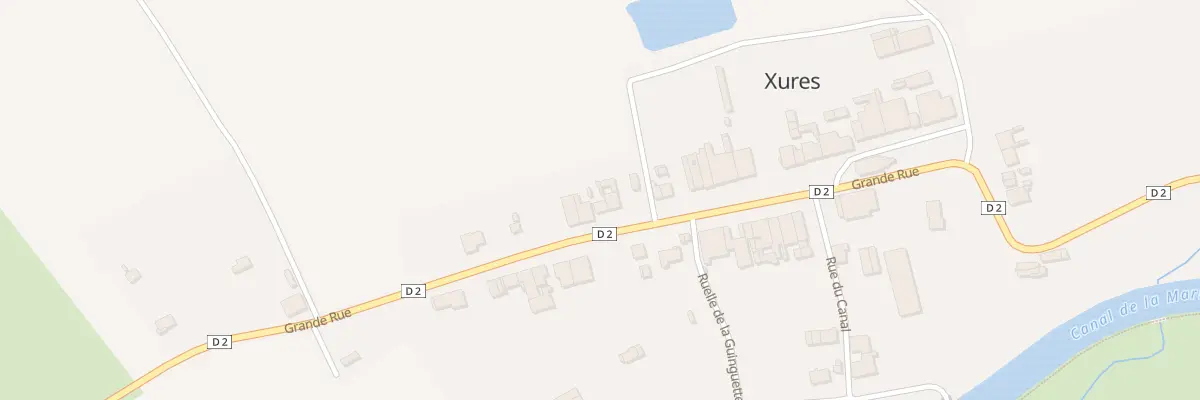 Plan du 39 Grande Rue à Xures
