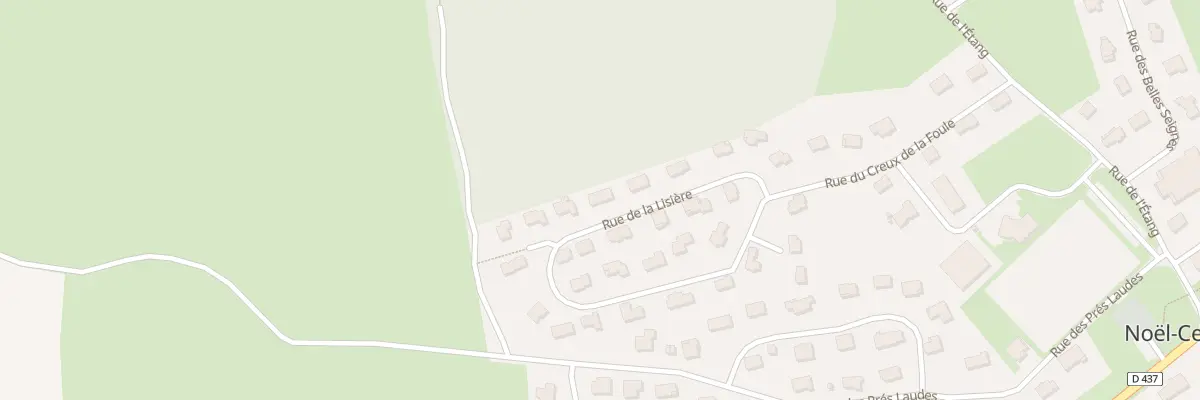 Plan du 12 Rue de la Lisière à Noël-Cerneux