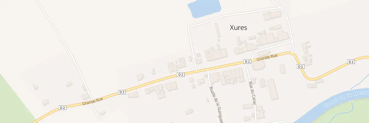 Plan du 37 Grande Rue à Xures