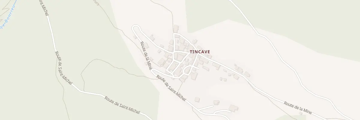 Plan du 5559 Tincave à Bozel