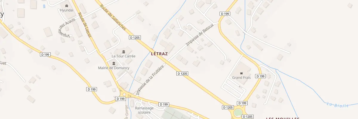 Plan du 127 Imp de Betoux à Domancy