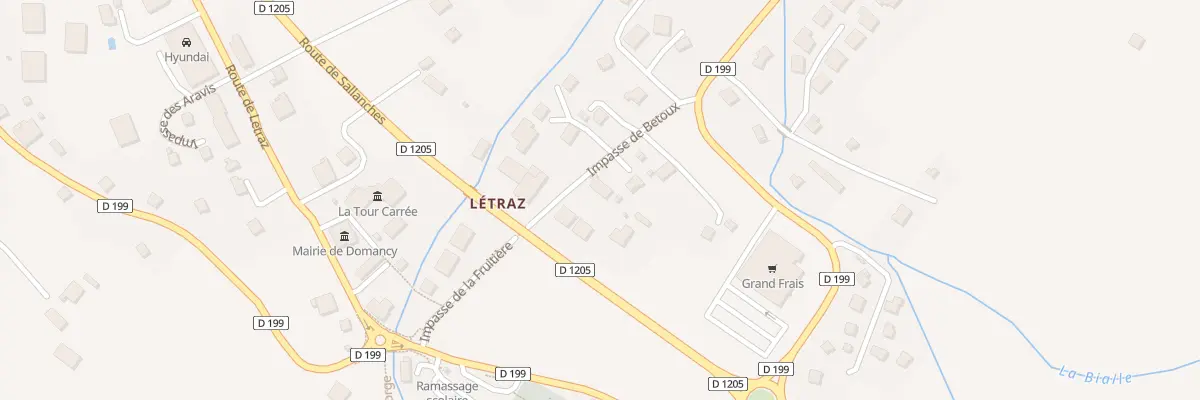 Plan du 123 Imp de Betoux à Domancy