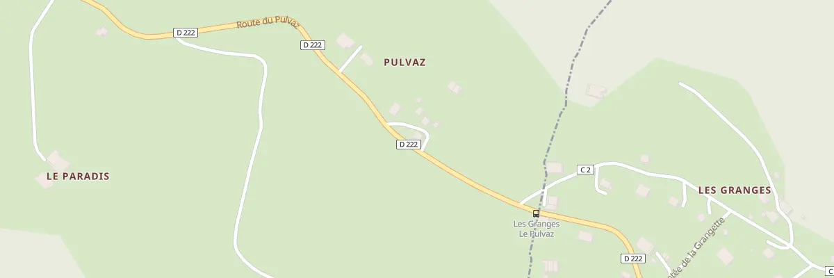 Plan du 1306 Rte du Pulvaz à Chevenoz