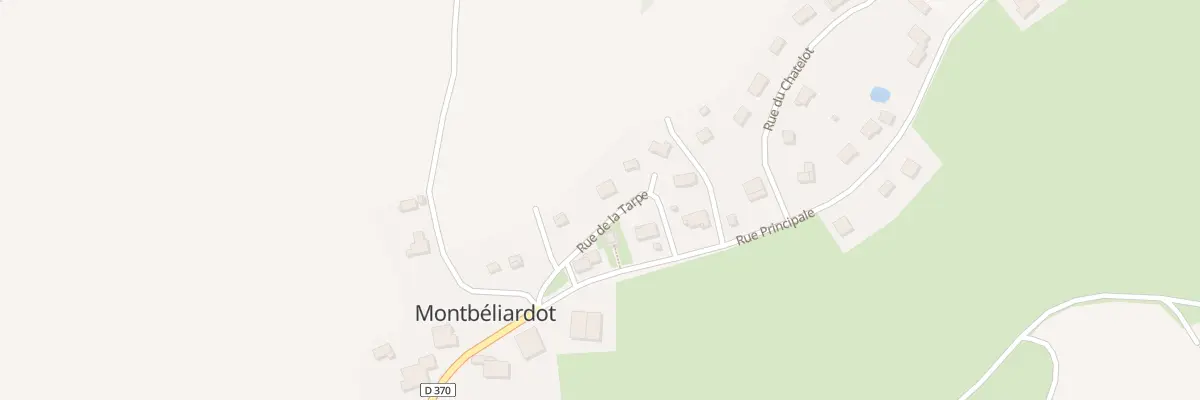 Plan du 17 Rue de la Tarpe à Montbéliardot