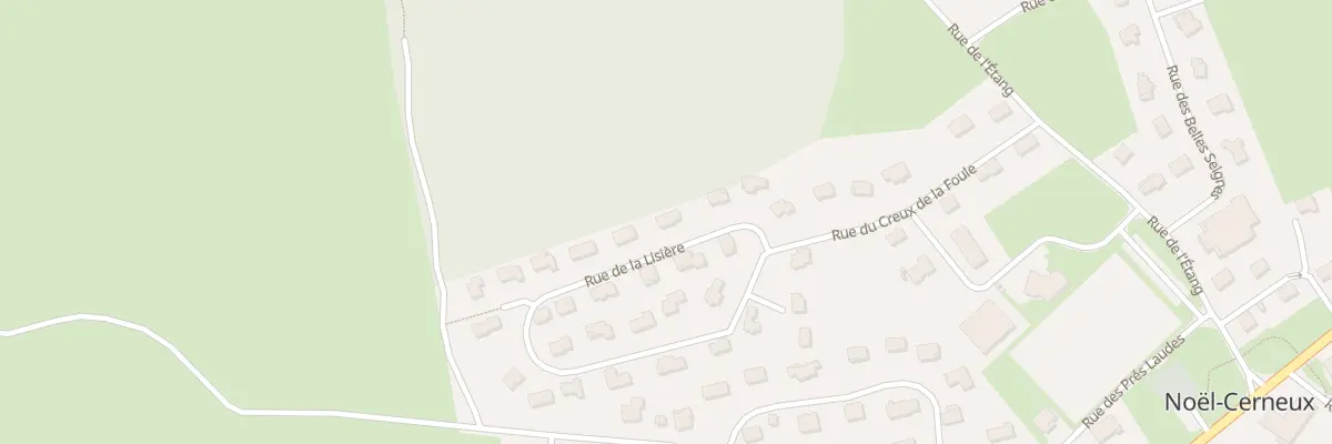 Plan du 8 Rue de la Lisière à Noël-Cerneux