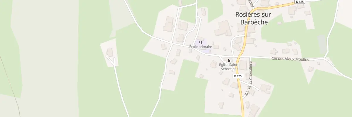 Plan du 6A Rue du Moulin du Bas à Rosières-sur-Barbèche