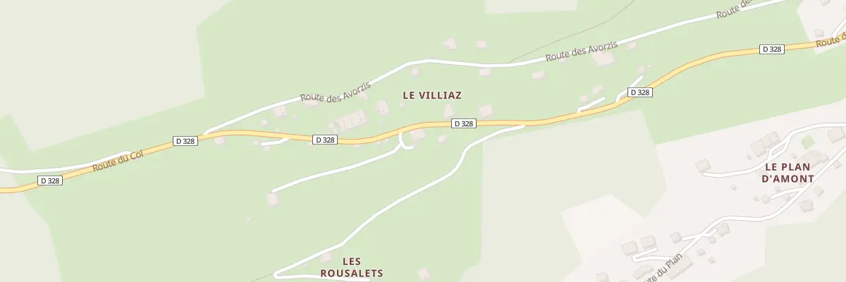 Plan du 953 Rte du Col à La Côte-d’Arbroz
