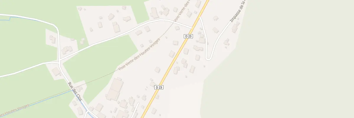 Plan du 1382 Rue de Franould à Dommartin-lès-Remiremont