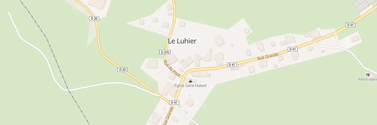 Plan du 9 Rue Grande au Luhier