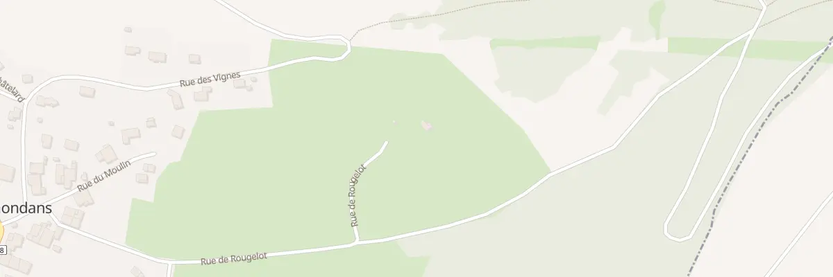 Plan du 5038 Rue de Rougelot à Hyémondans