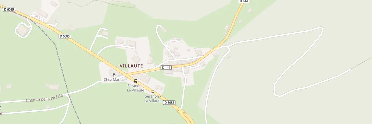 Plan du 96 Rue des Lavandes à Séranon