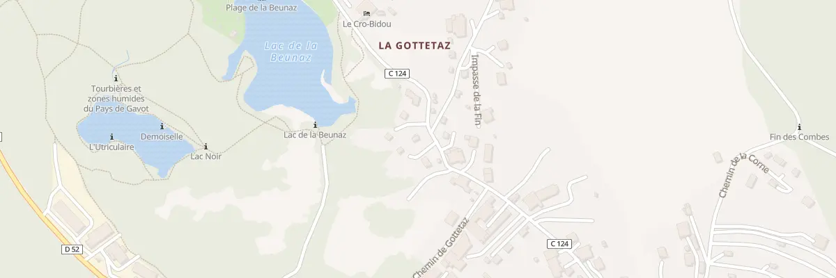 Plan du 1240 Rte de la Plage à Saint-Paul-en-Chablais