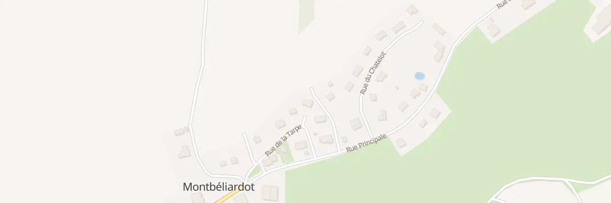 Plan du 19 Rue de la Tarpe à Montbéliardot