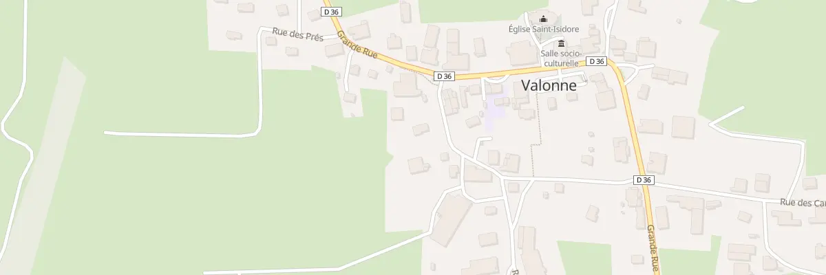 Plan du 13 Rue sous les Murs à Valonne